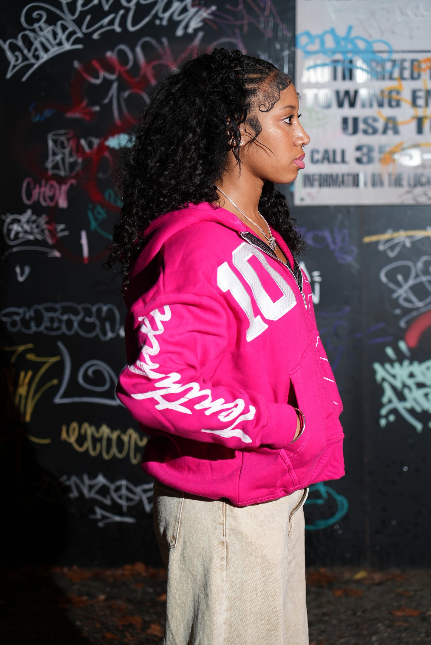 PINK “10” ZIPUP