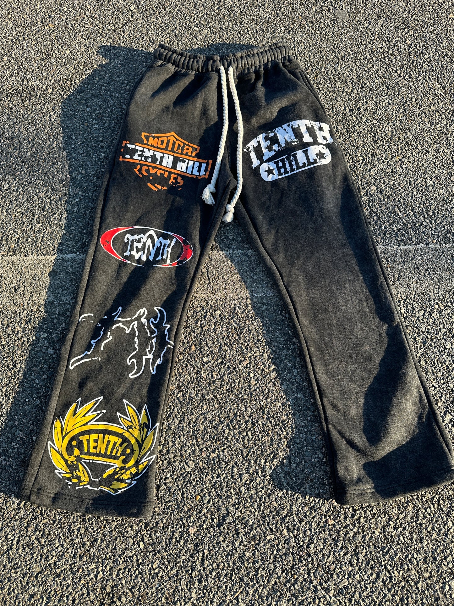 Acid Wash "Patchwork" Sweats