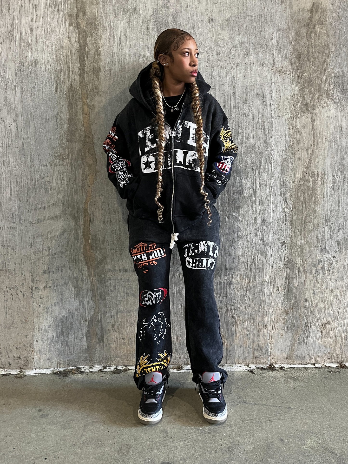 ACID WASH "PATCHWORK" SET
